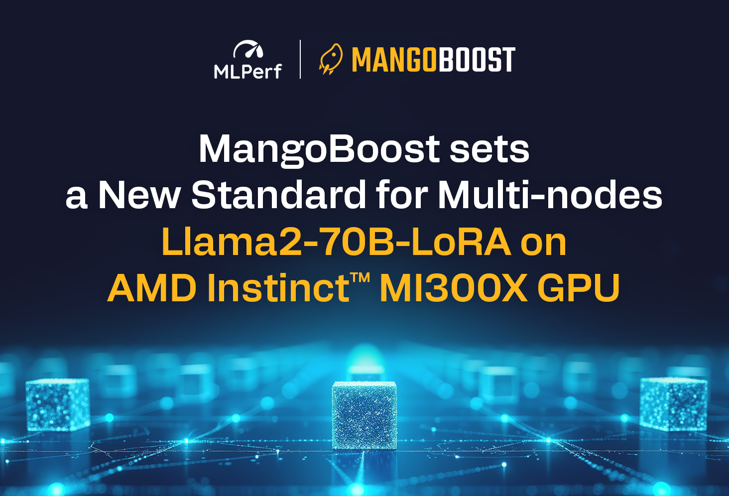 MangoBoost Sets New Benchmark for Multi-Node LLM Training on AMD GPUs in MLPerf Training v5.0