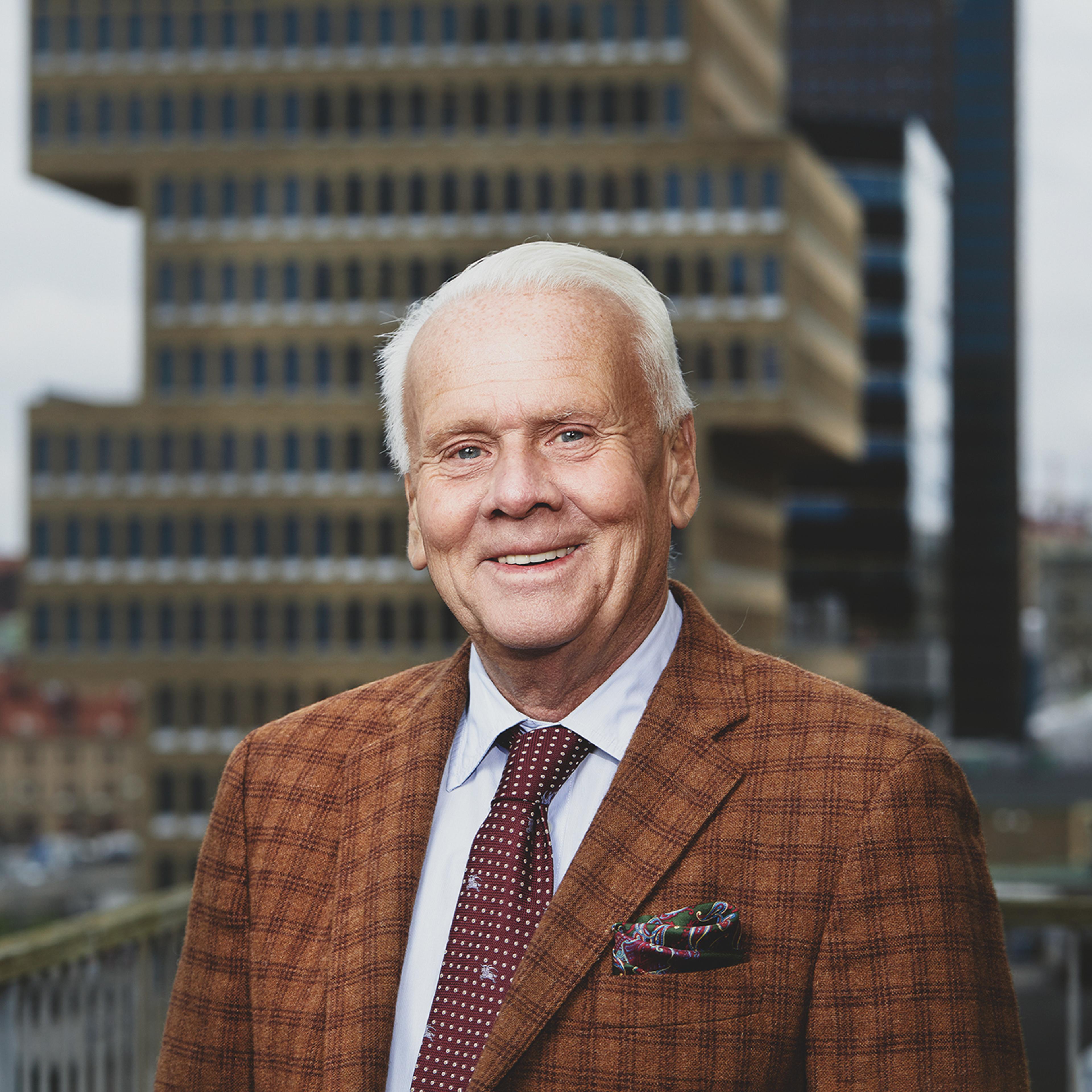 Portrait of Peter Hentz - Chair of Elof Hansson Foundation