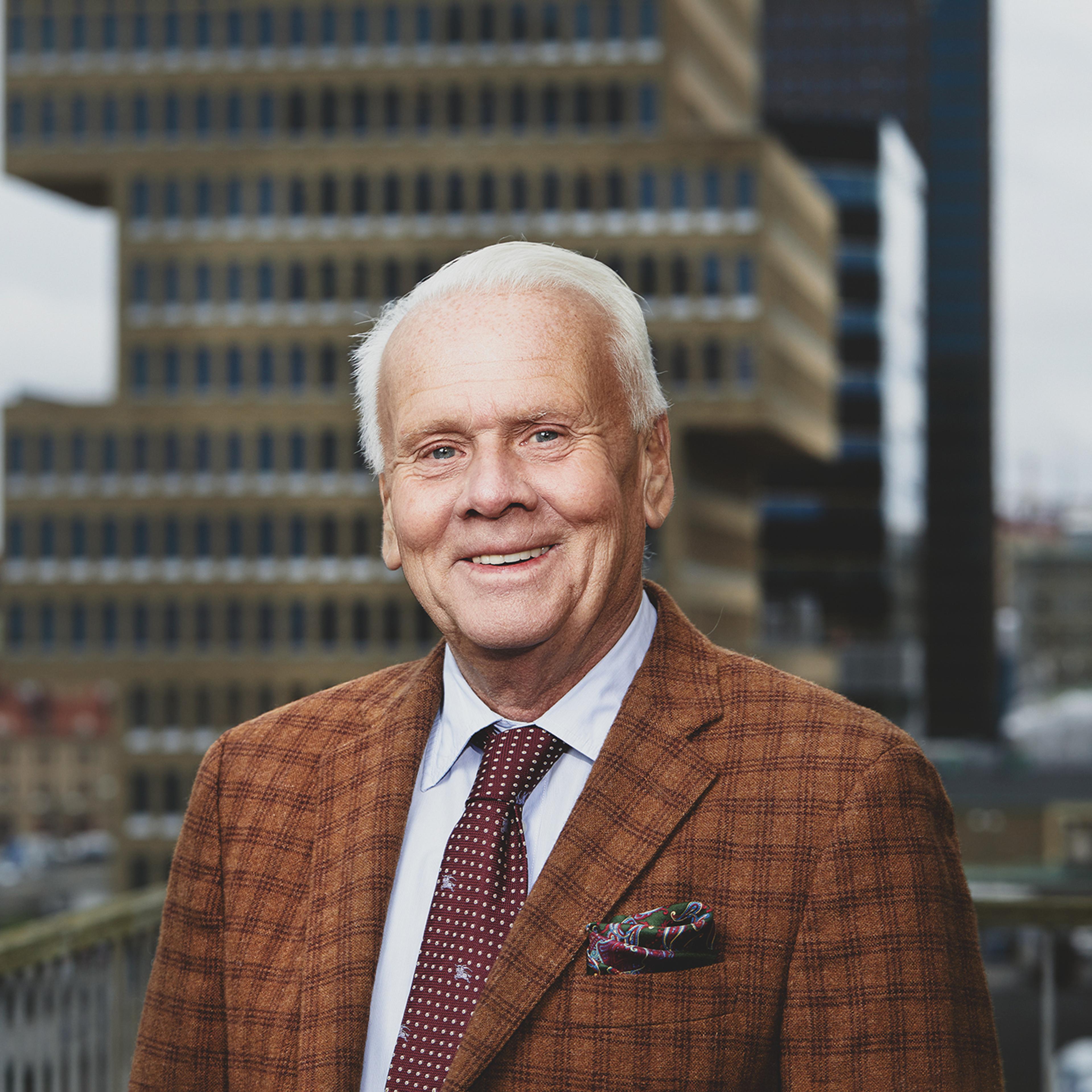 Portrait of Peter Hentz - Chair of Elof Hansson Foundation