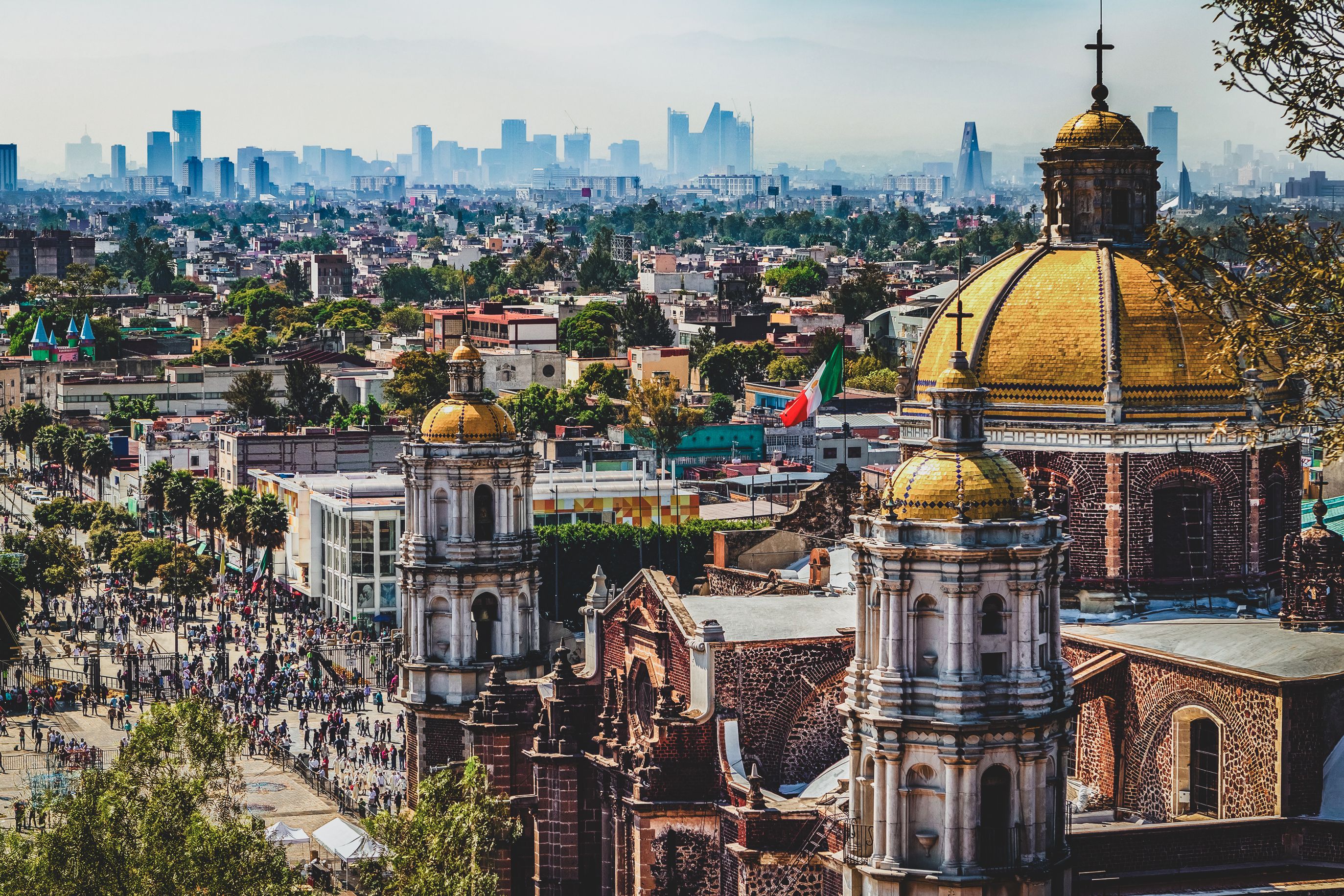 Mexico City from above