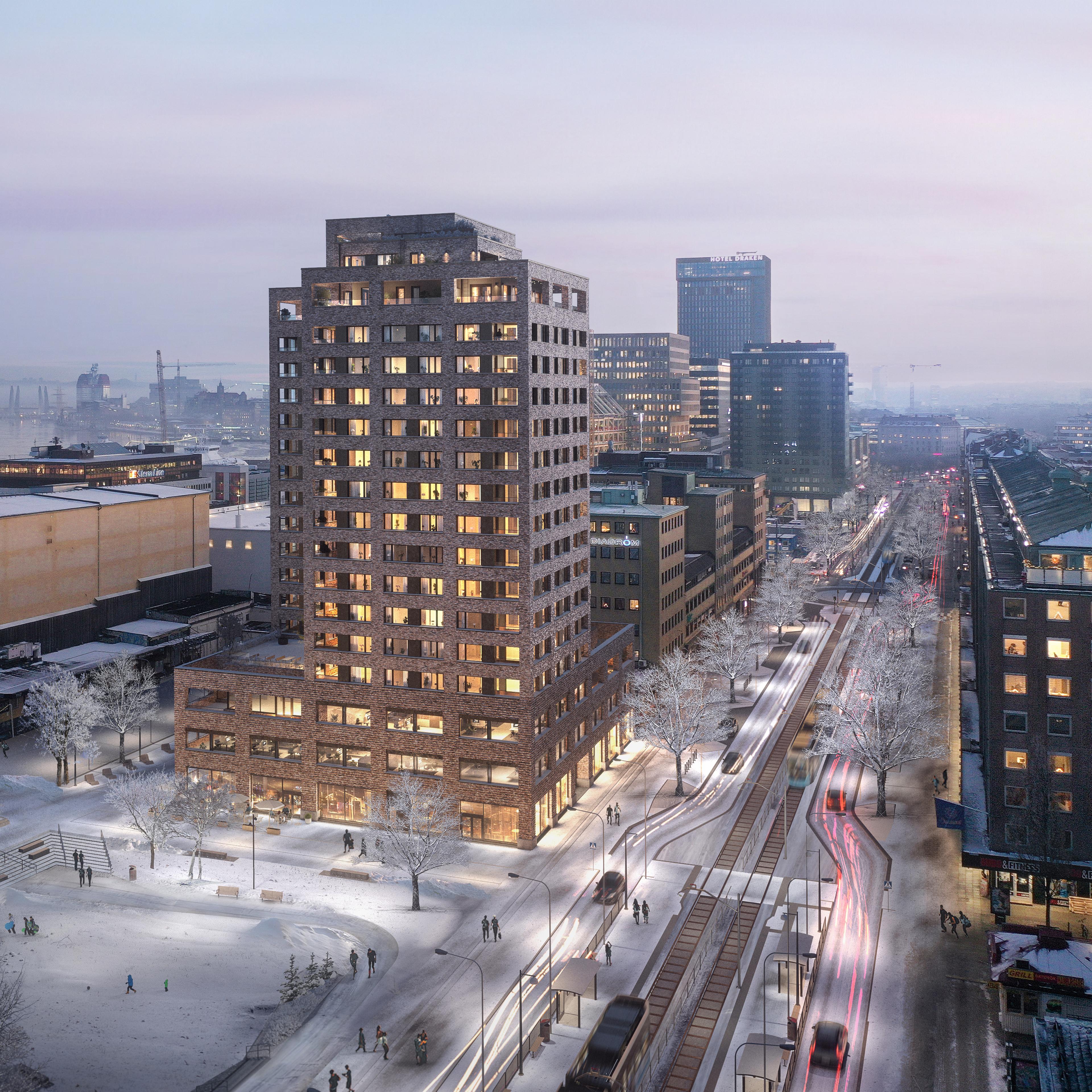 Future house, The Parkside, Gothenburg, Sweden