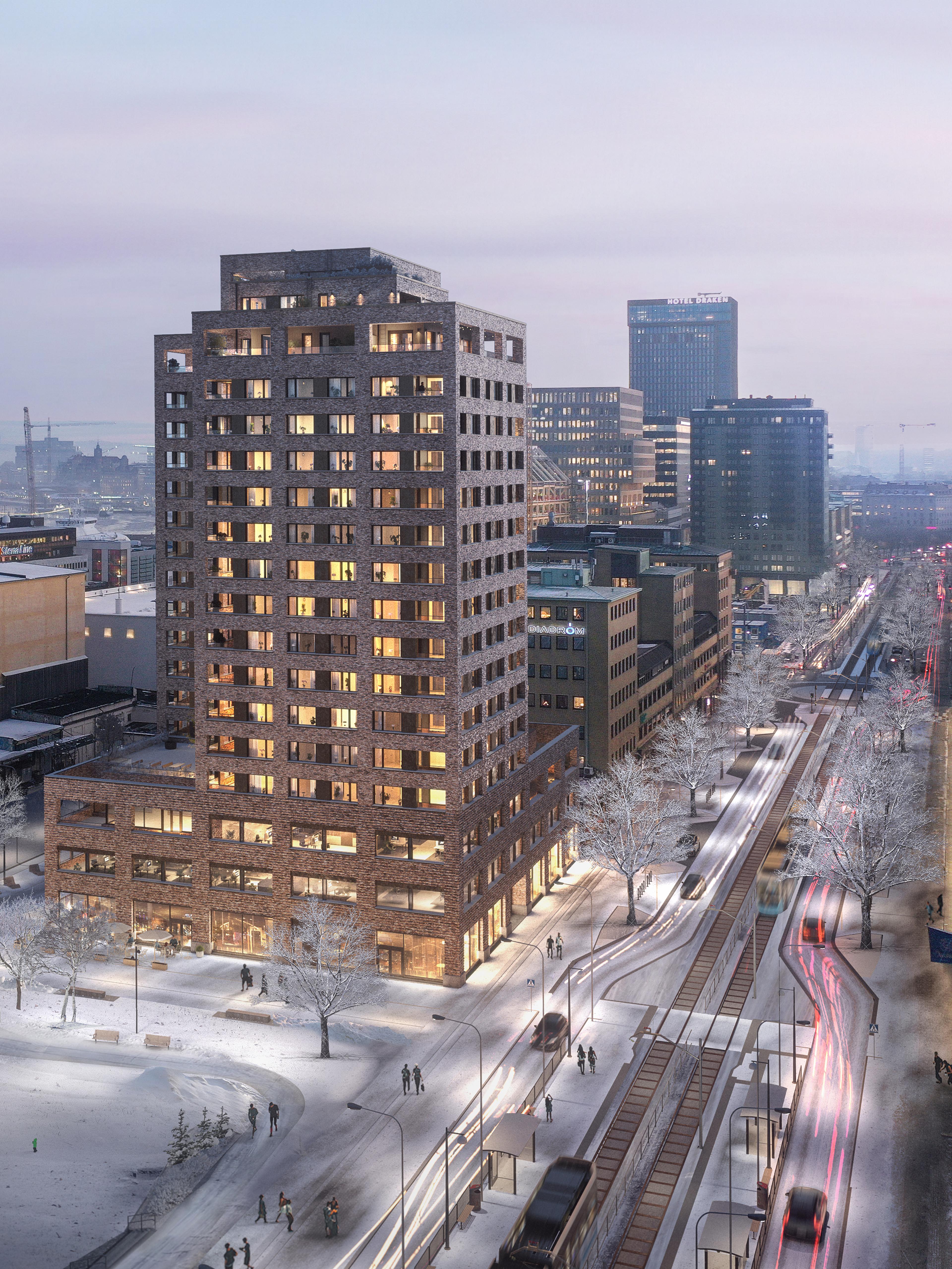 Future house, The Parkside, Gothenburg, Sweden