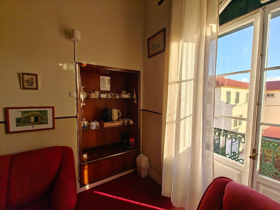 Pátio interior da guest house