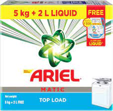 ARIEL MATIC TOP LOAD 5KG+2LT LIQUID