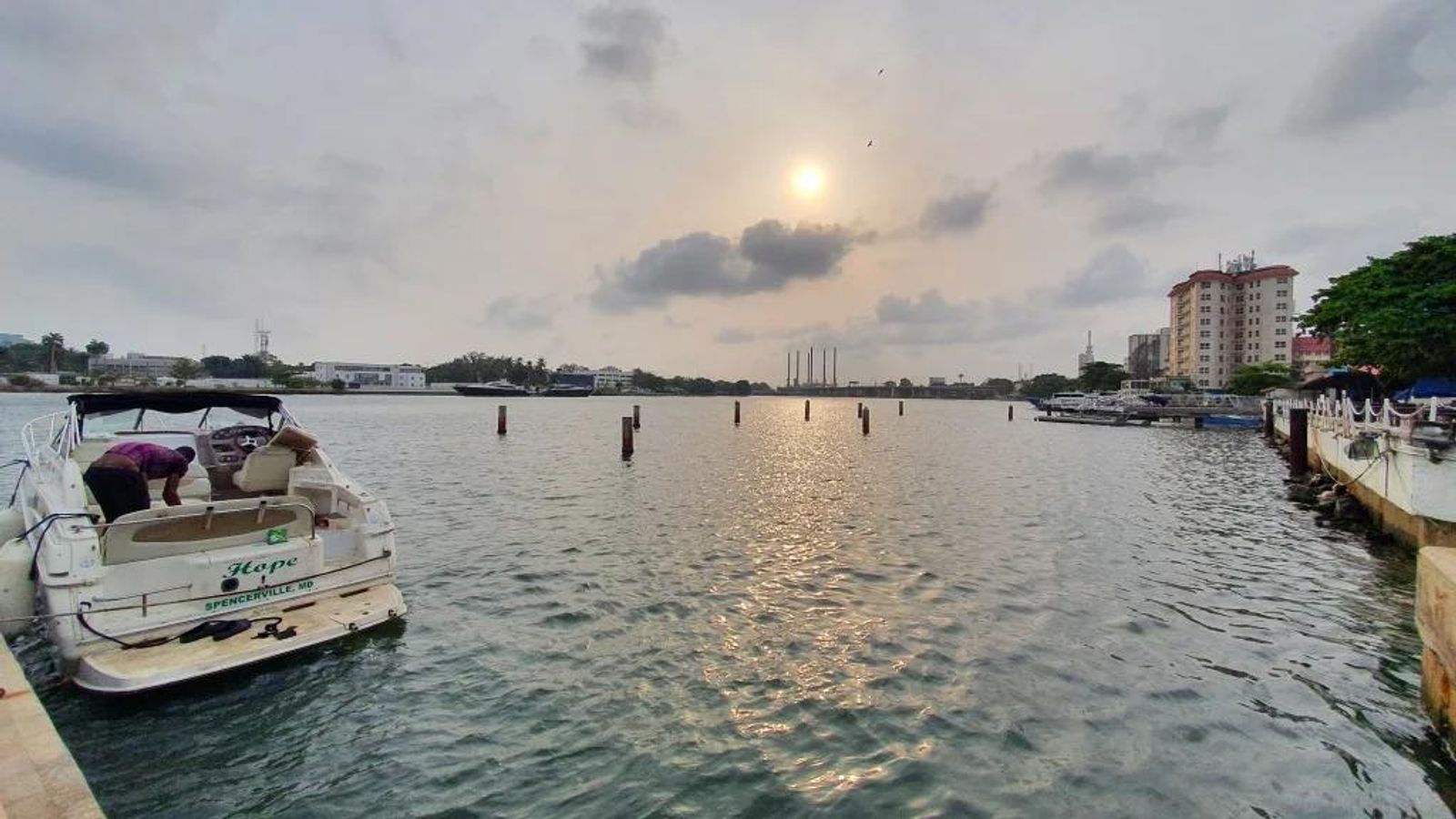 Lagos Lagoon at Golden Hour