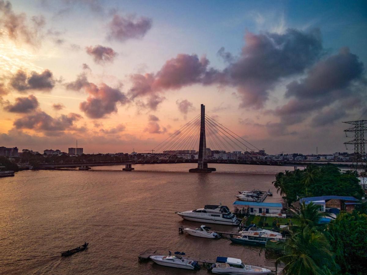 Lagos Lagoon at Golden Hour photo 1