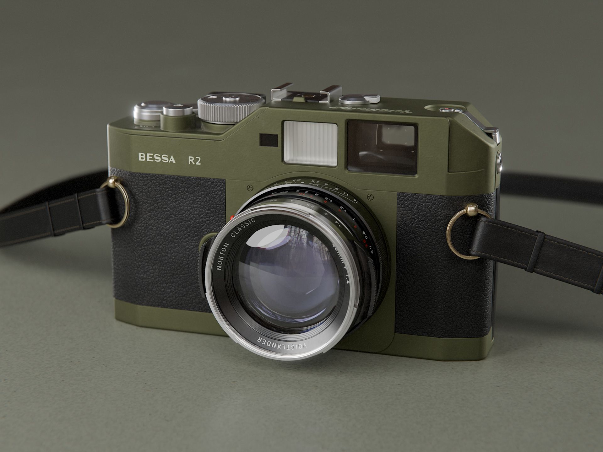 sale！★新品級！★Voigtlander BESSA R2 OLIVE MINT ] Voigtlander BESSA R2 Olive Rangefinder 35mm Film