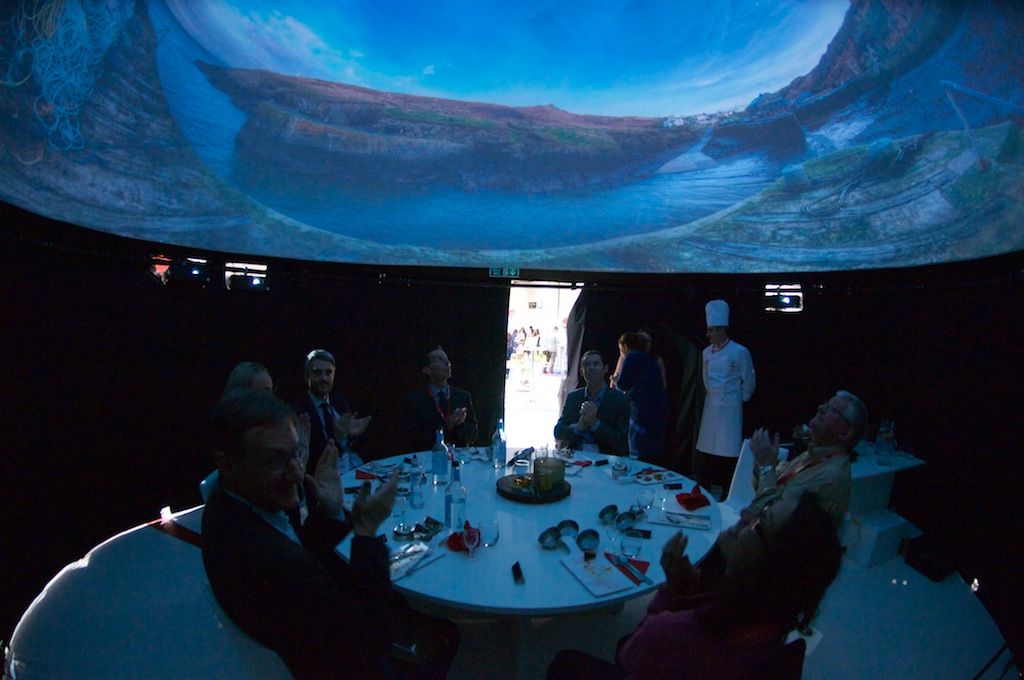 Immersive Dinning experience for Welsh Government