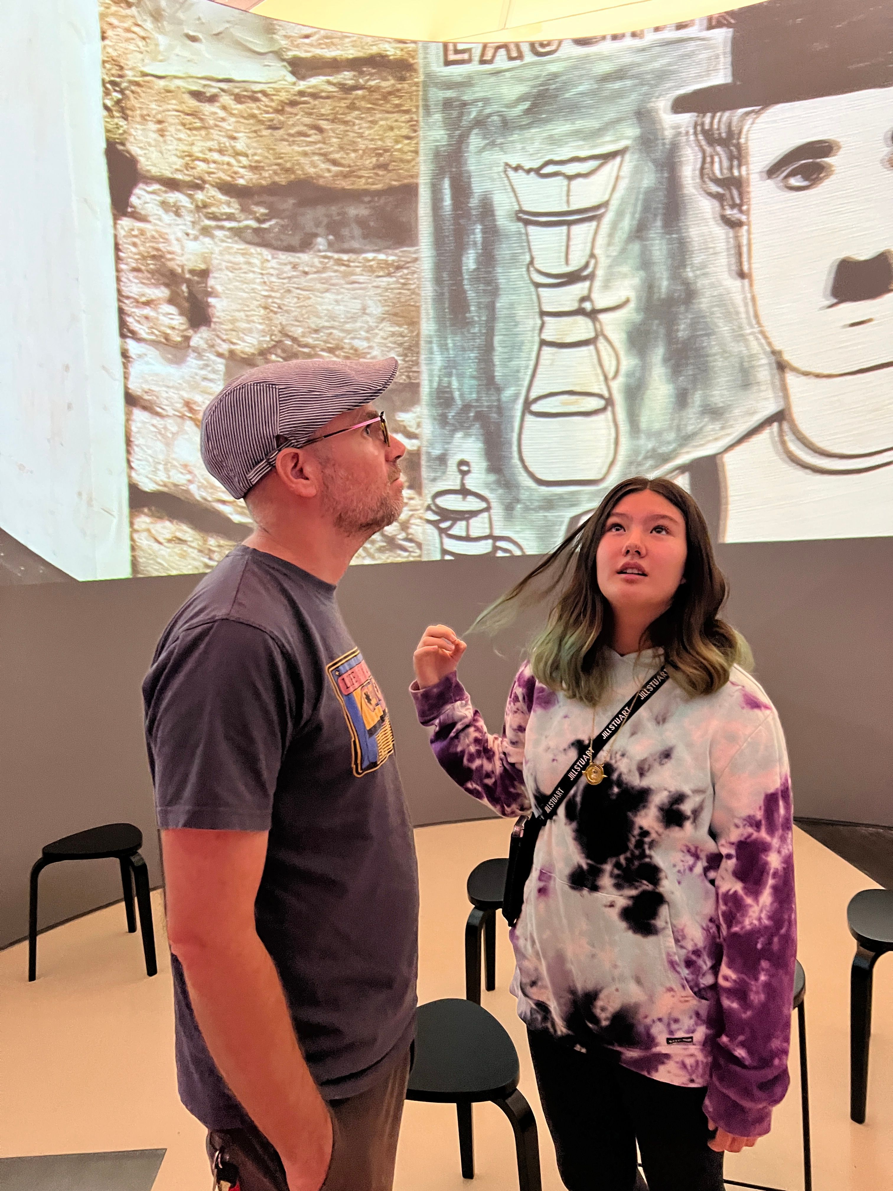 Immersive installation at National Museum Qatar