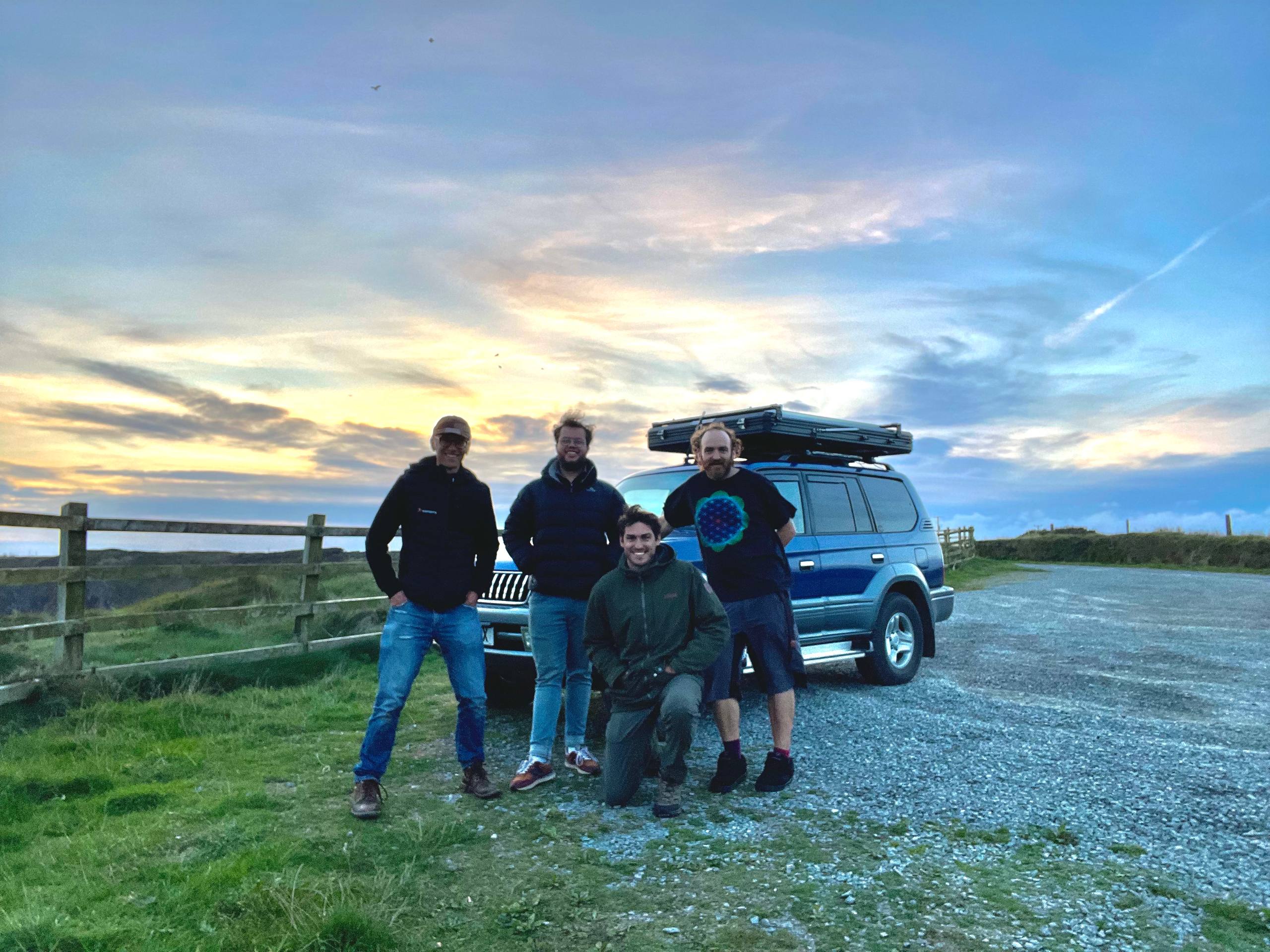Celtic Routes team on location