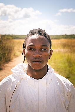 Portrait of Ngonizashe Kamudyariwa, dancer in The Rift