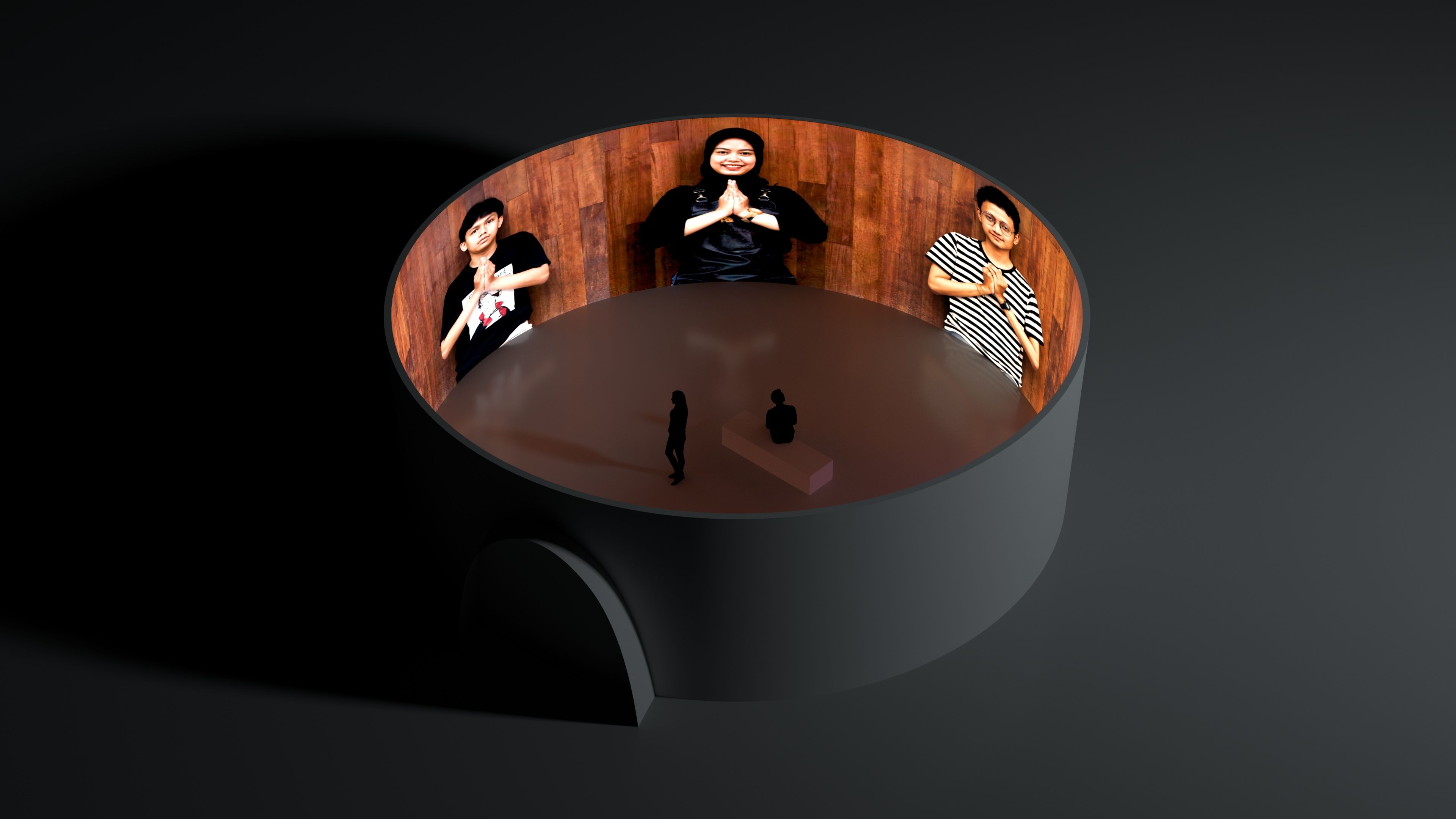 Immersive installation at National Museum Qatar