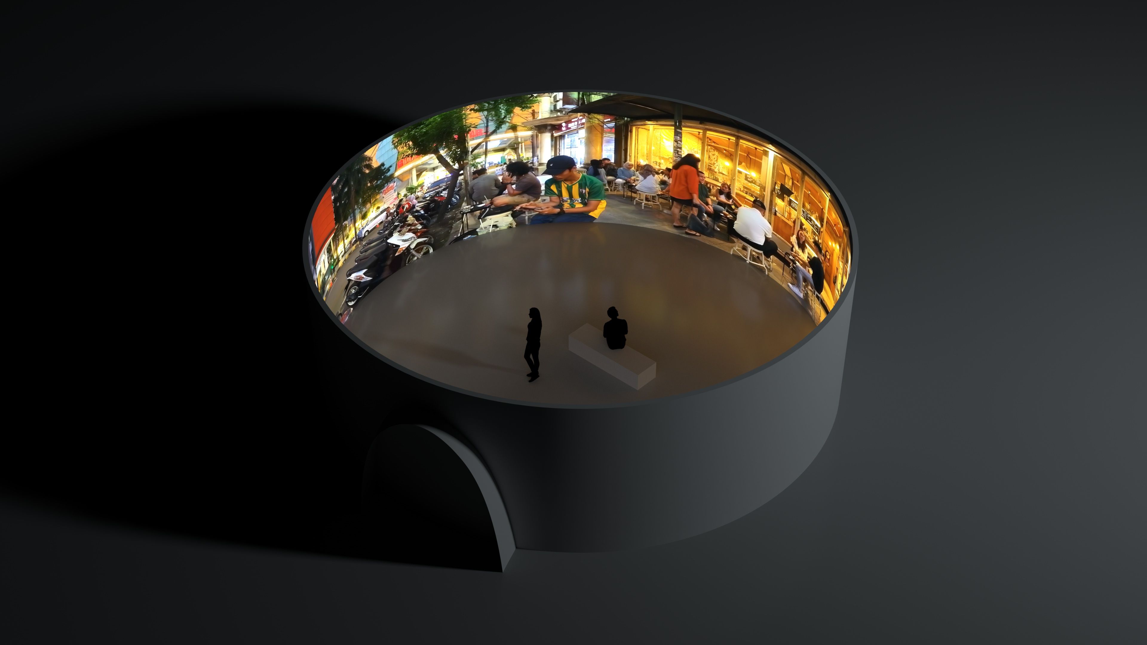 Immersive installation at National Museum Qatar