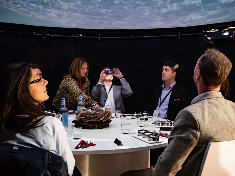 Immersive Dinning experience for Welsh Government