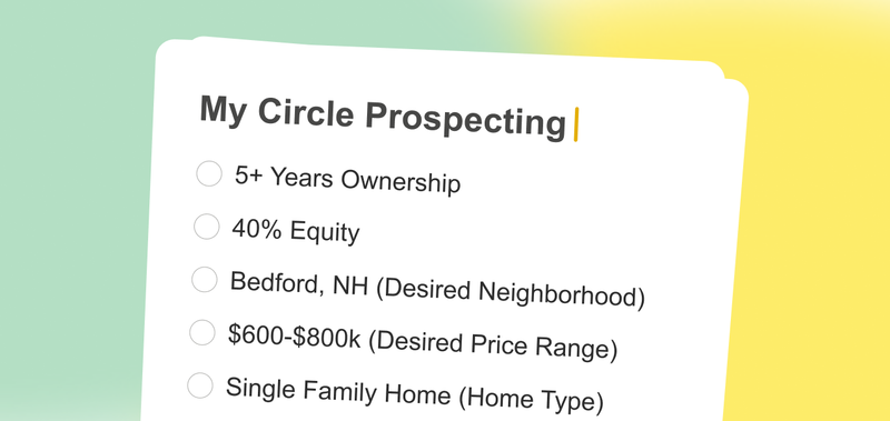 The Secret To Real Estate Circle Prospecting That Gets Listings