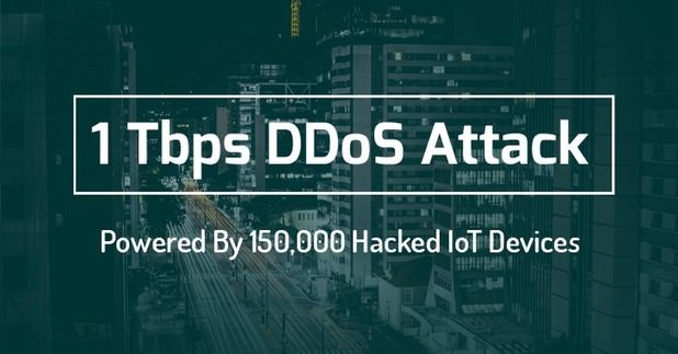 World’s largest 1 Tbps DDoS Attack launched from 152,000 hacked Smart Devices