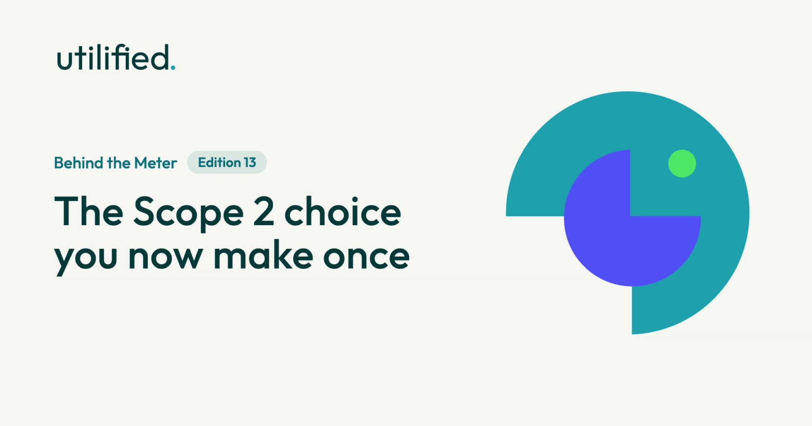 The Scope 2 choice you now make once