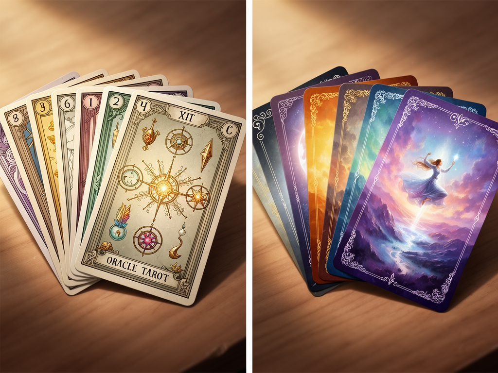 Oracle Cards vs. Tarot: Navigating the Tapestry of Divination