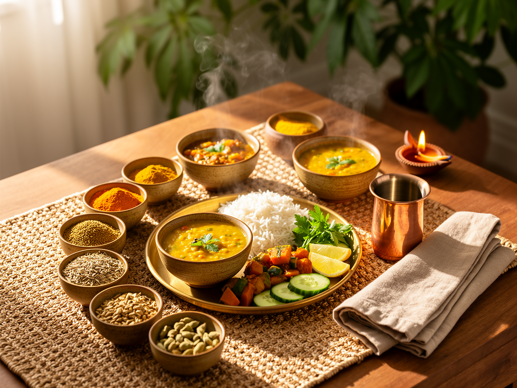Ayurveda and Mindful Eating: The Sacred Art of Nourishing Body and Spirit