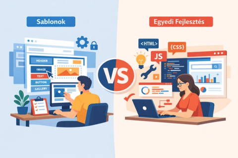 Egyedi weboldal-fejlesztés: Előnyök és hátrányok egyszerűen