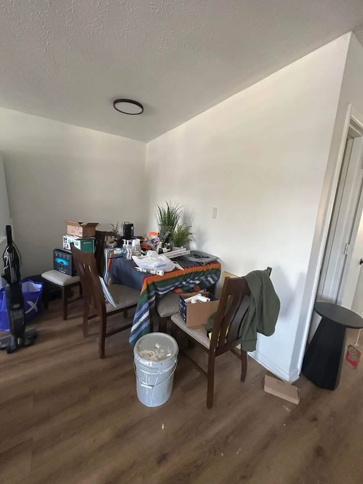 Dining before JNC cleaning — client home, Lynchburg area