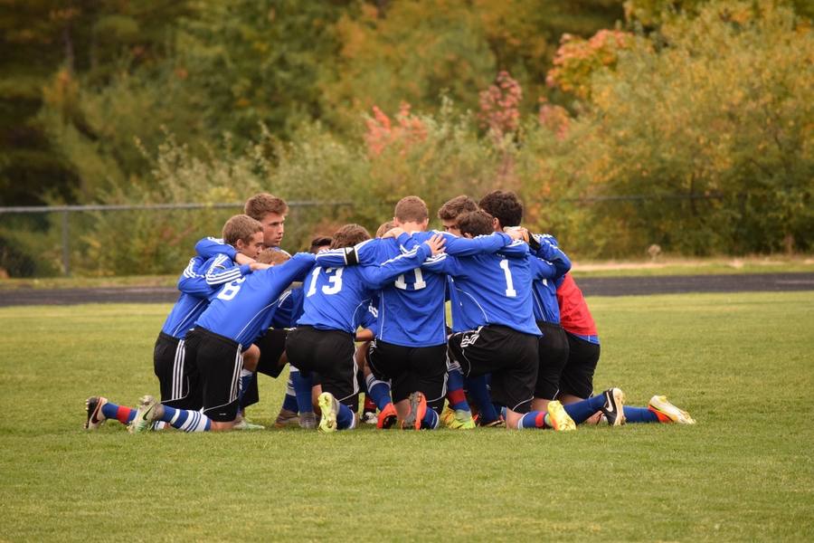 Soccer goal celebration