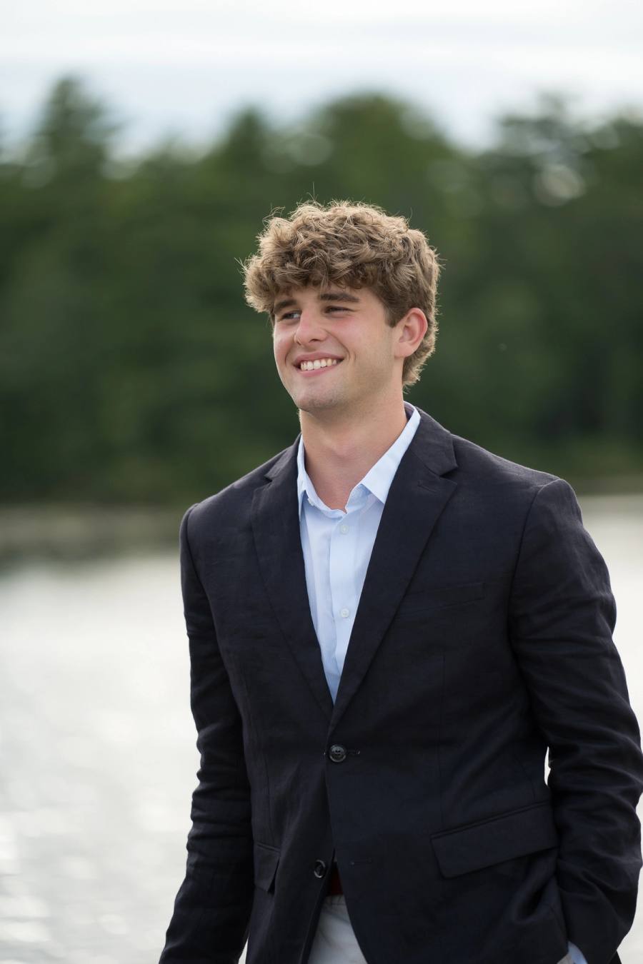 Senior portrait — creative outdoor