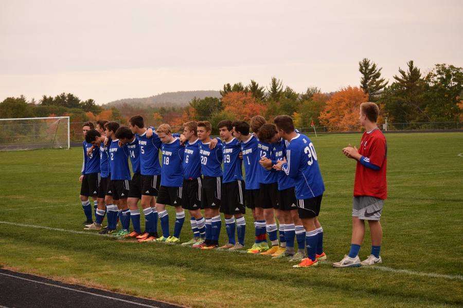 High school soccer play