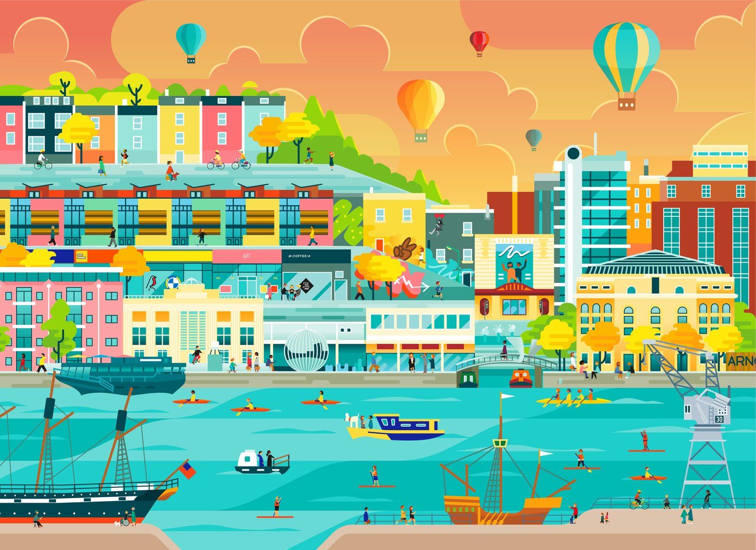 Metroscape - Ben the illustrator | La Suite Illustration - Agence d ...