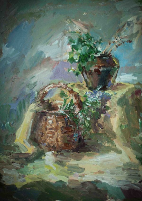 Placeholder image of a painting in portrait format