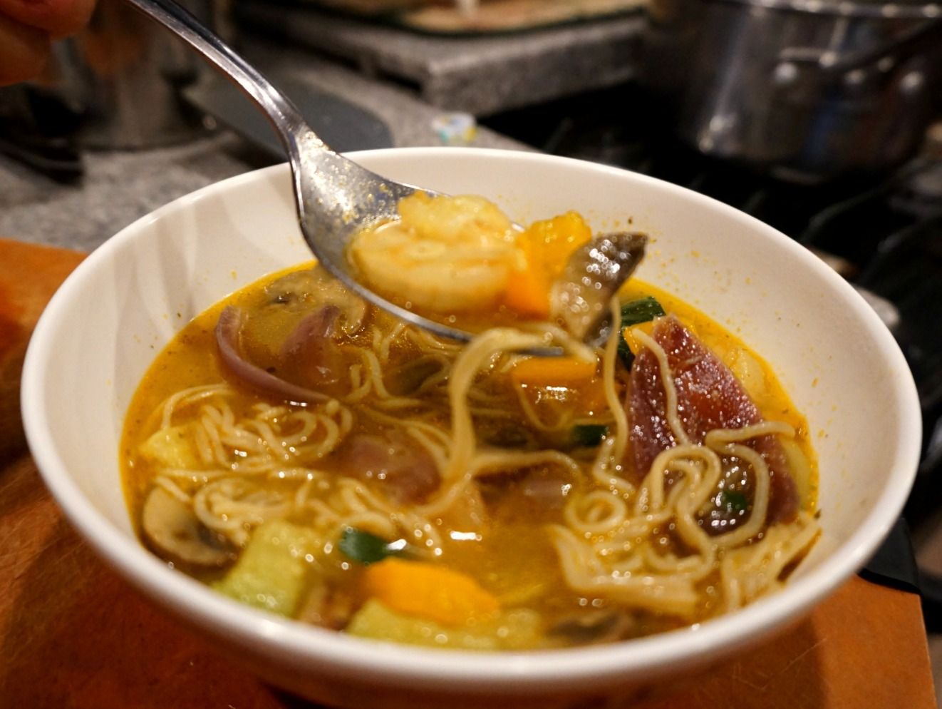 Shrimp and Brown Rice Ramen
