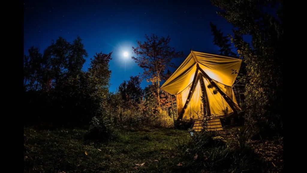 Glamping Tent on Organic Farm~Camping in comfort!