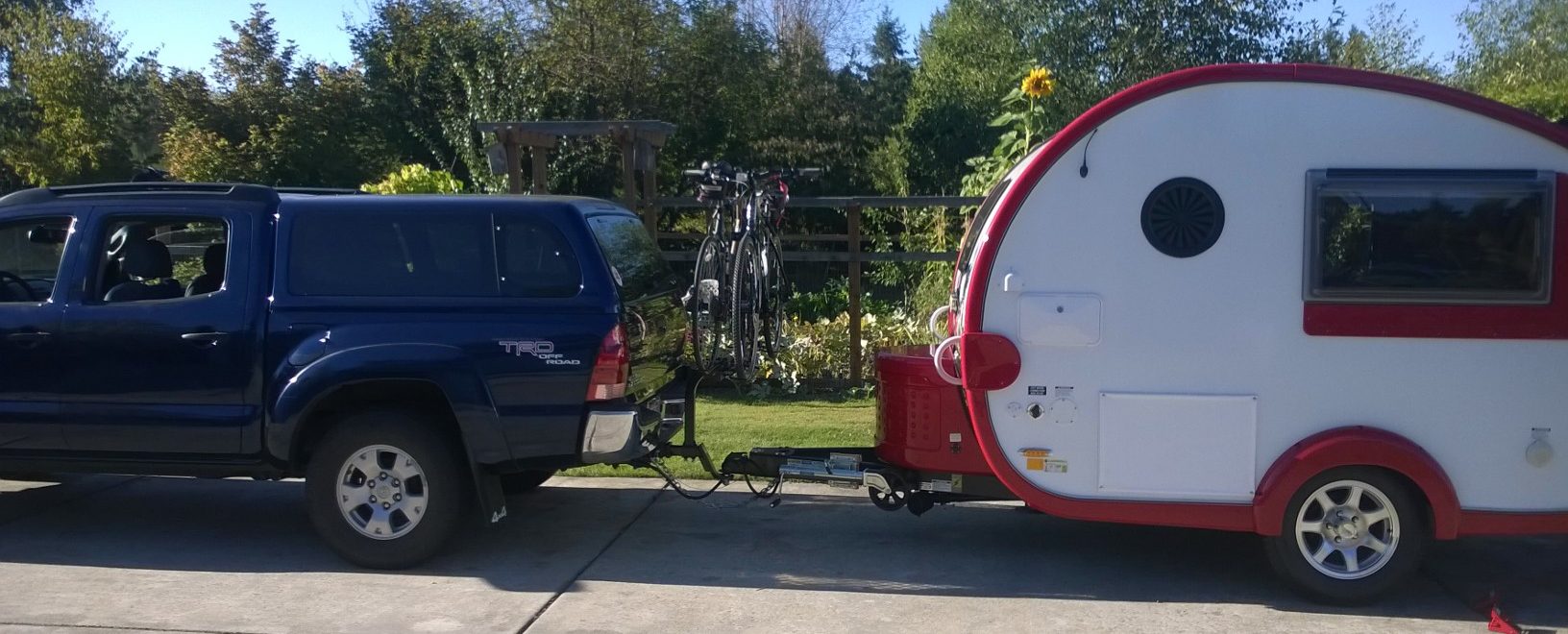 RV bike rack