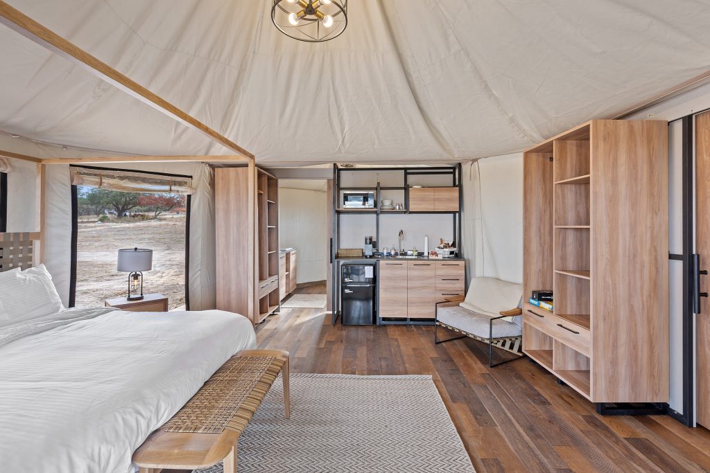 Texas Hill Country glamping vacation rental