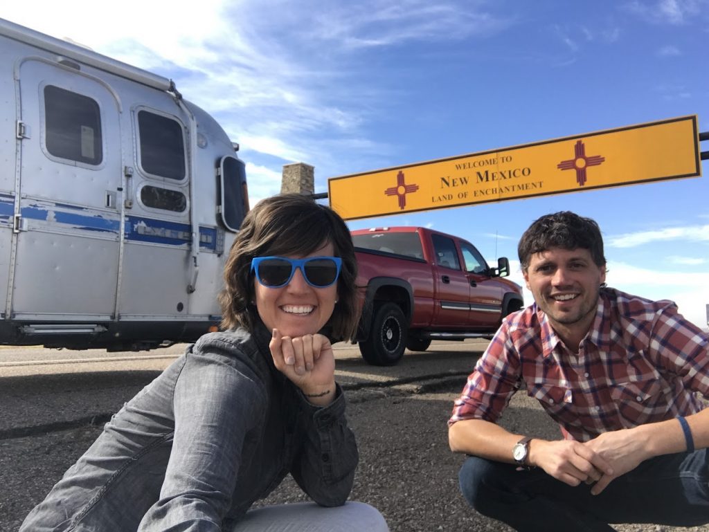 Airstream in New Mexico