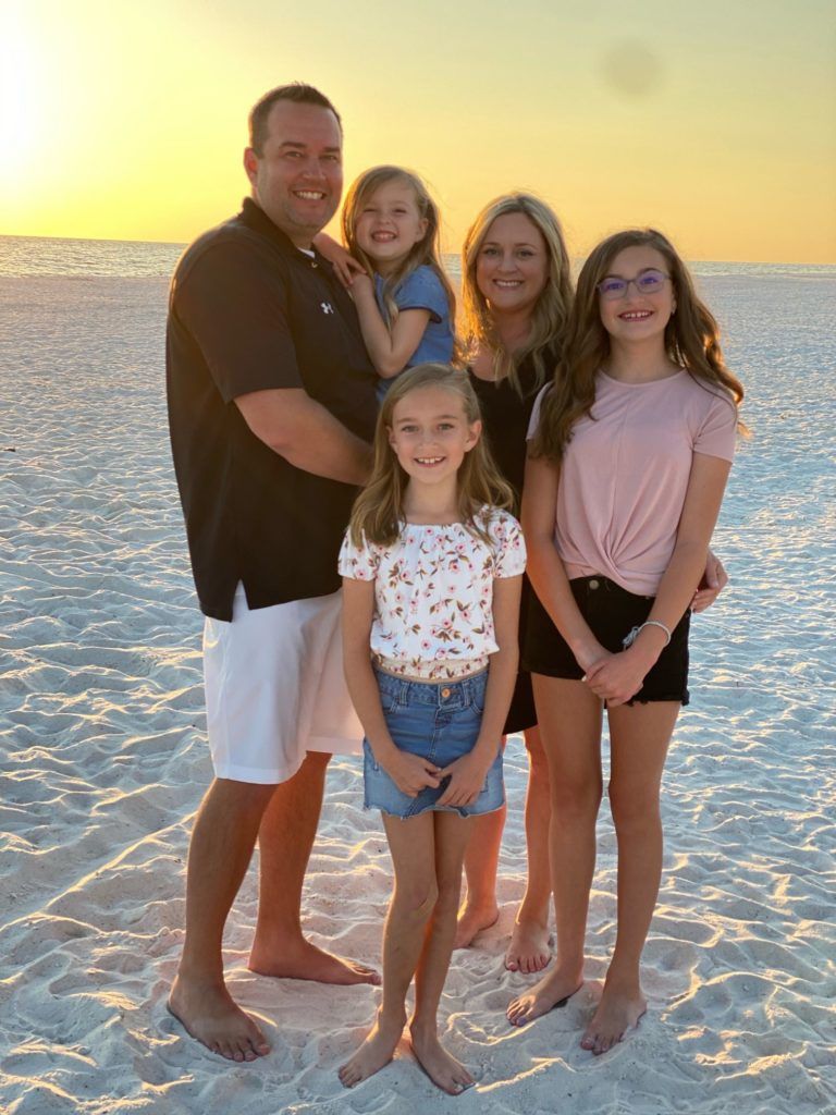 Lance Bohannan with his family