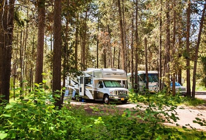 Campground parking