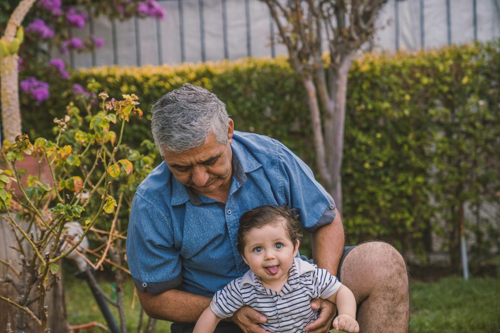 Grandpa and grandson