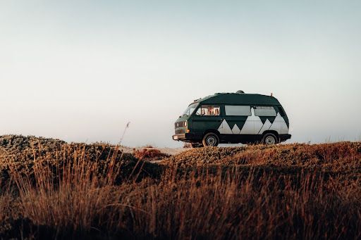 Campervan in the wild