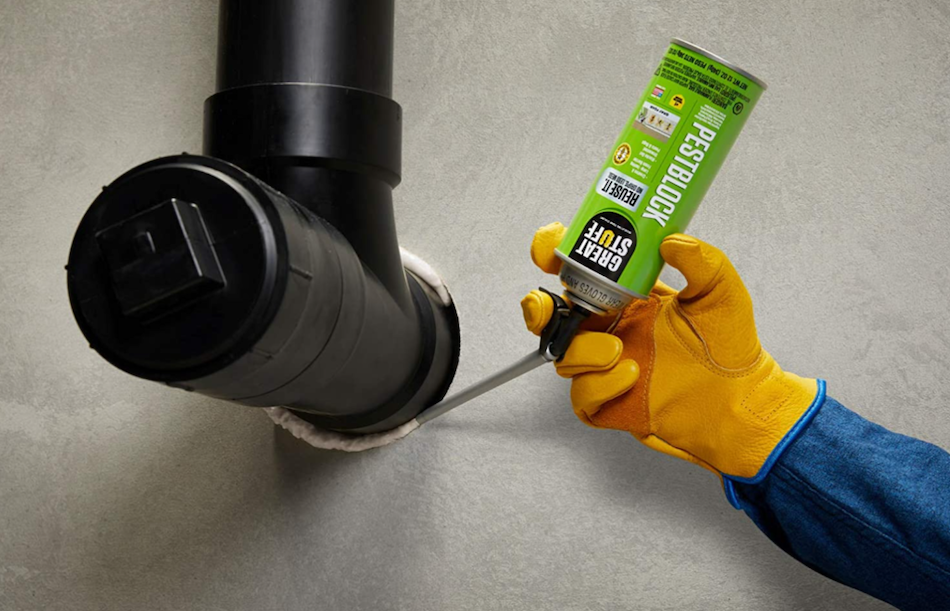 Pestblock sealant keeps mice from getting in an RV