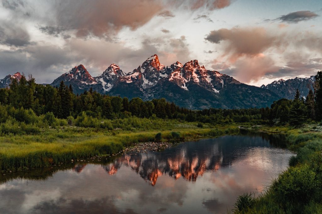 The Teton mountain range