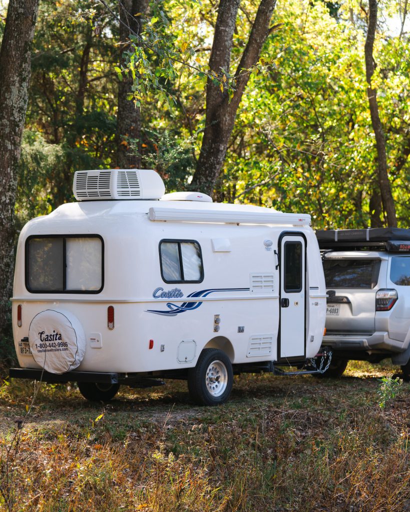 Casita, small camper with bathroom