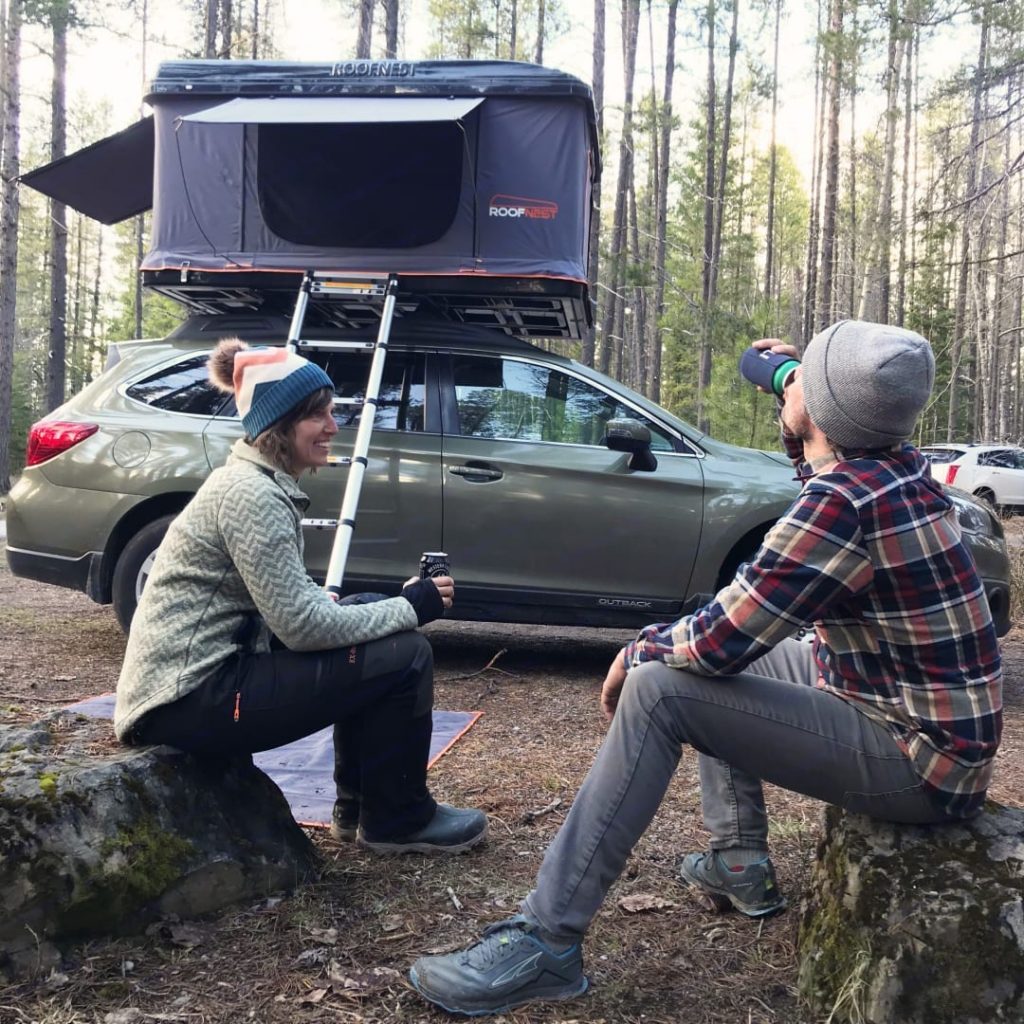 Subaru with Roofnest roof tent