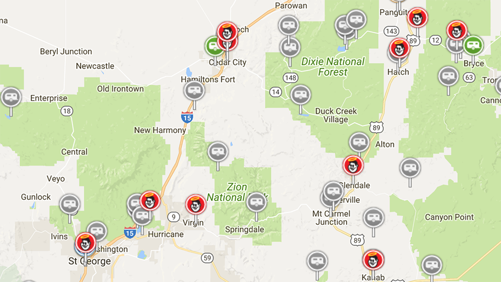 Good Sam RV Park Map