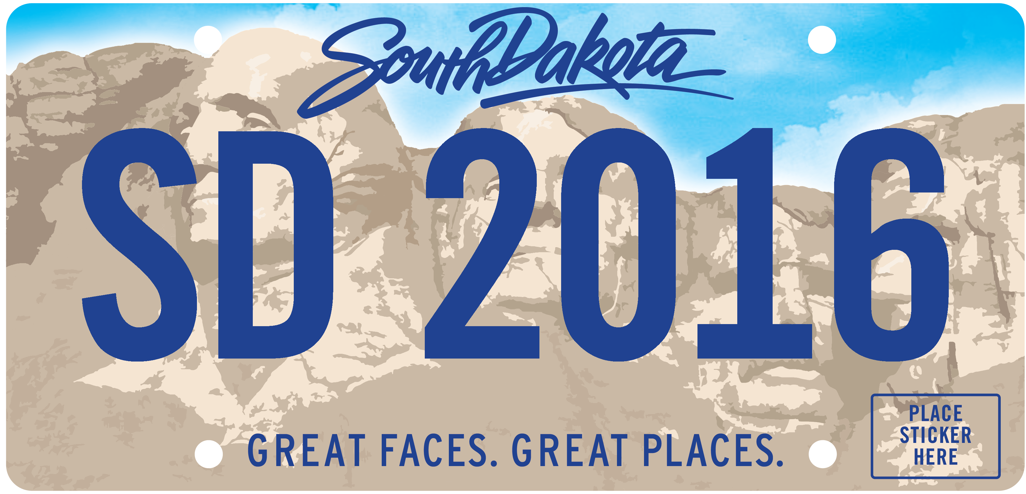 South Dakota license plates