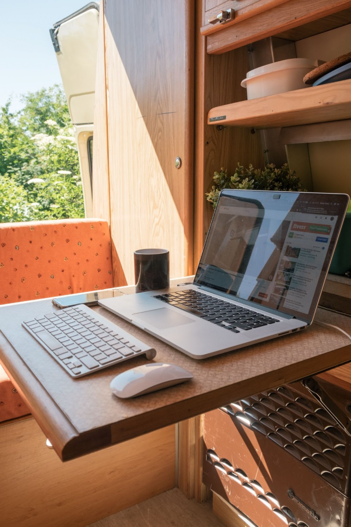 Remote work desk