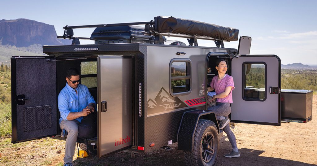 inTech ultra light travel trailer