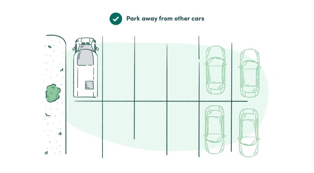 park away from other cars