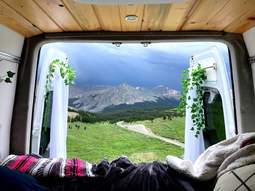 Remote work ready campervan