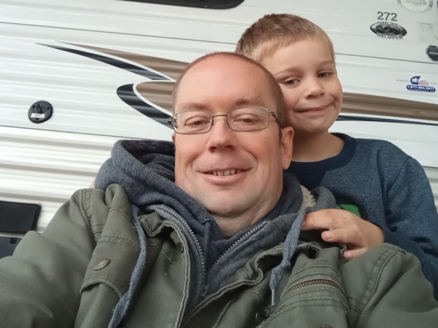 Matt Bussell and son